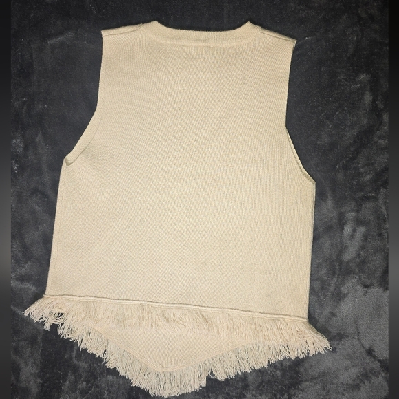 The GREii Fringe Hem Knit Tank Top - Picture 5 of 5